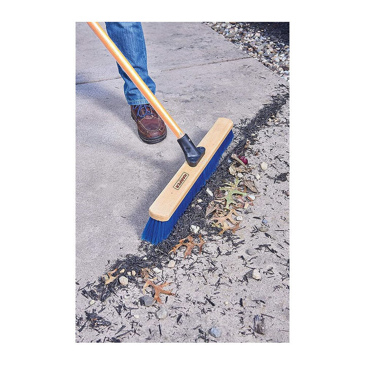 Harper 24 In. Indoor/Outdoor Dual Bristle Push Broom for Multi-Surface Cleaning, large image number 4