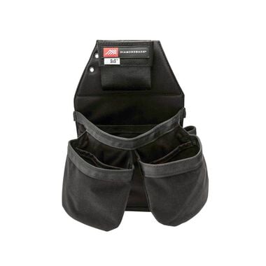 Diamondback Toolbelts Left Side SXS Open-Mouth Tool Belt Pouch, Black