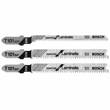 Bosch 3 pc. Hardwood/Laminate Flooring T-Shank Jig Saw Blade Set, large image number 0