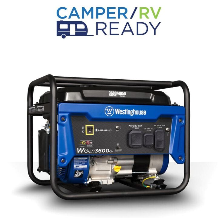 Westinghouse Outdoor Power 4,650 Watt Gas Powered 49-State Portable Generator with CO Sensor