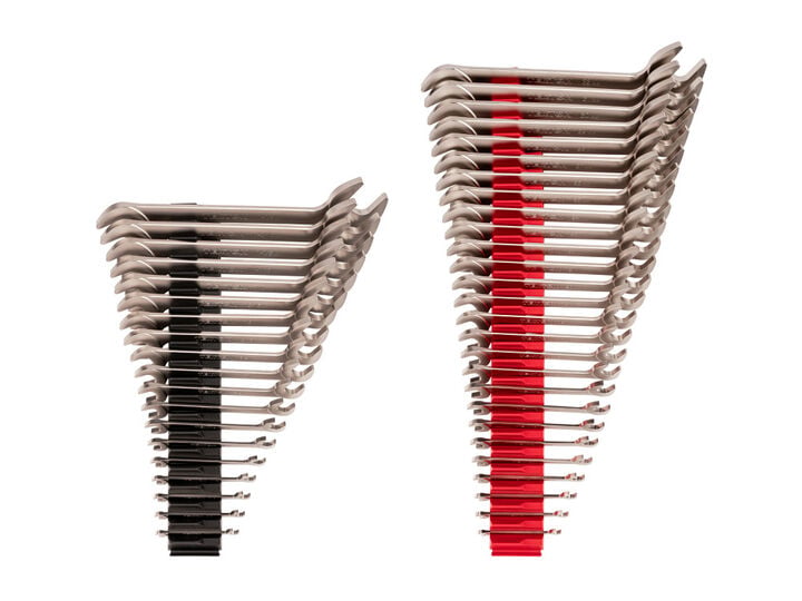 Tekton Angle Head Open End Wrench Set, 46 Piece (1/41-1/4 Inch, 632 mm)
