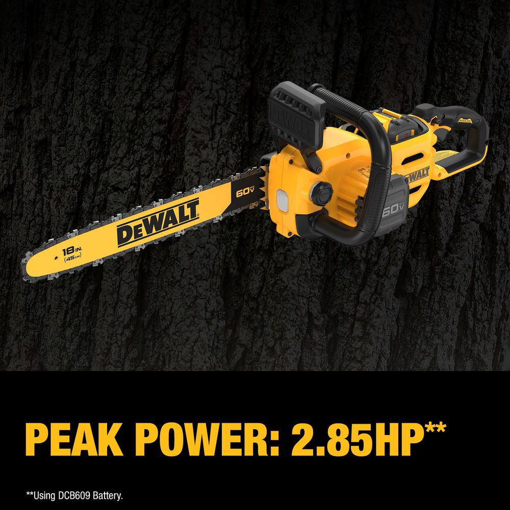 DEWALT 60V MAX Chainsaw 18 Inch Brushless Cordless Kit, large image number 5