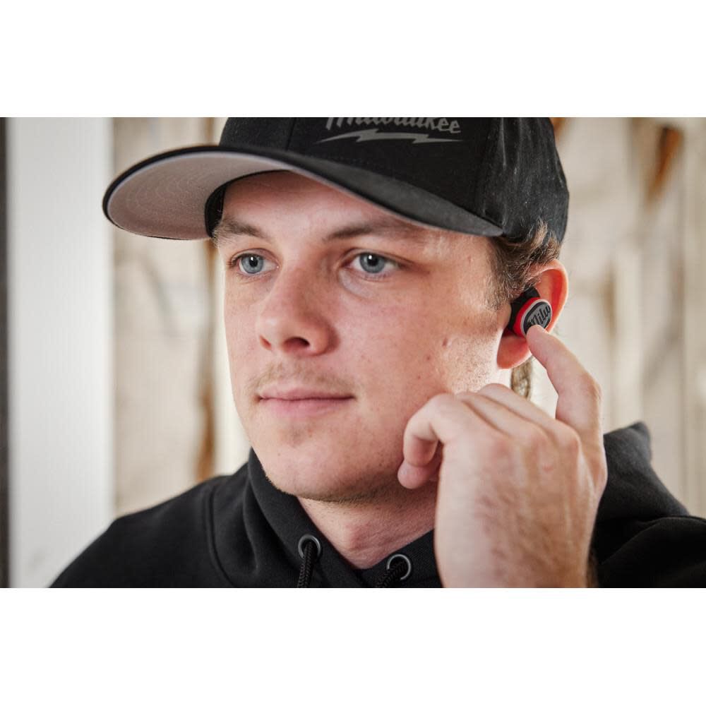Milwaukee Jobsite Earbuds Foam Ear Tip Kit Large, large image number 4