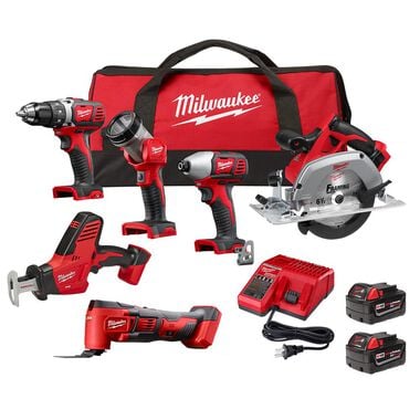 Milwaukee M18 6-Tool Combo Kit 2691-26 - Acme Tools