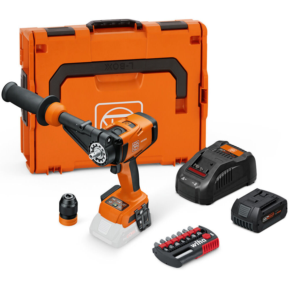 Fein Promotional 18V ASCM 18-4 QMP AS High Torque QuickIN Start Set Cordless Hammer Drill/Driver Kit, large image number 1