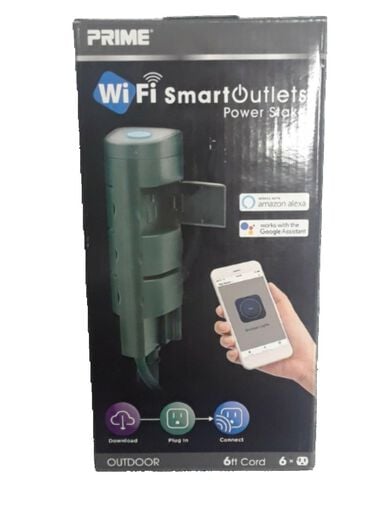 Prime 6 Outlet Outdoor WiFi Smart Power Stake