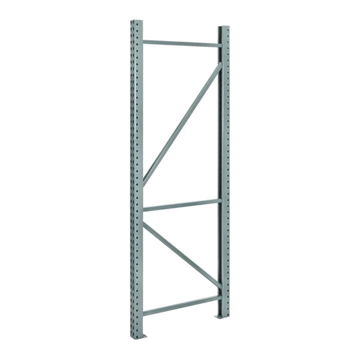 WPRP Wholesale 10 Ft x 42 Inch 20600 Lbs Teardrop Pallet Rack End Frame Green