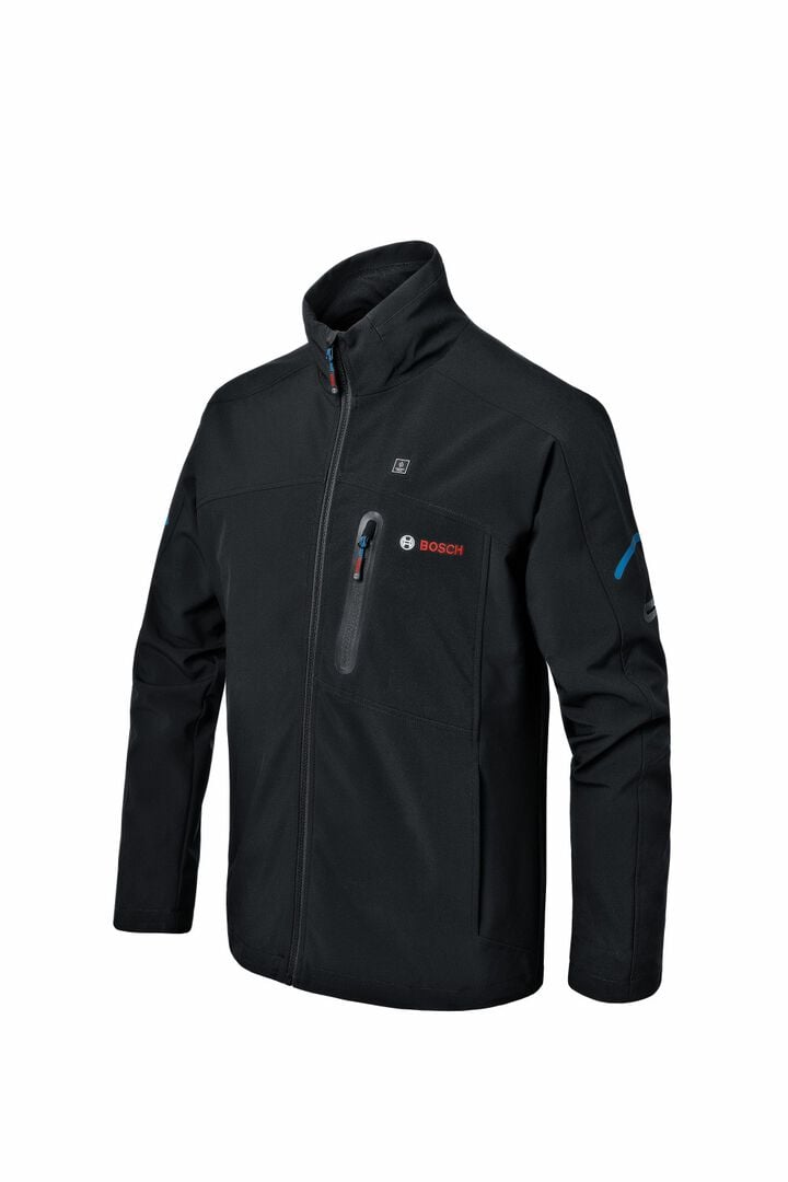 Bosch 12V Max Heated Jacket Kit with Portable Power Adapter Size Large Factory Reconditioned