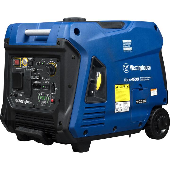 Westinghouse Outdoor Power 4,500 Watt Gas Powered 49-State Portable Inverter Generator, large image number 6