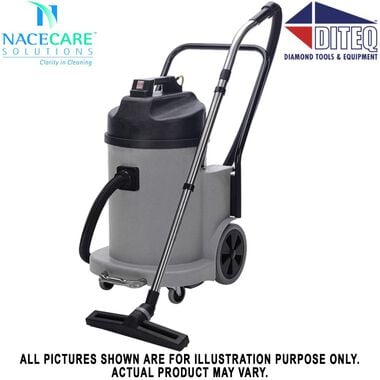 Diteq Nacecare 12 Gallon Dual Motor Fine Dust Dry Vacuum
