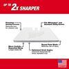 Milwaukee 5-Piece Carton Utility Knife Blades, small image number 2