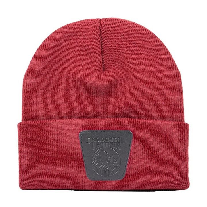 Occidental Leather Beanie Burgundy OSFM