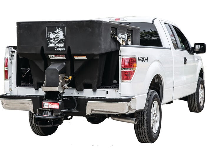 Buyers Products Company SaltDogg 1.0 Cubic Yard Electric Black Poly Hopper Spreader