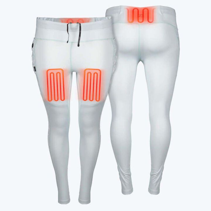 Mobile Warming 7.4V Proton 2.0 Baselayer Heated Pant Kit Womens Ice Blue Small