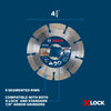 Bosch 4-1/2 Inch X-LOCK Segmented Wheel, small image number 2