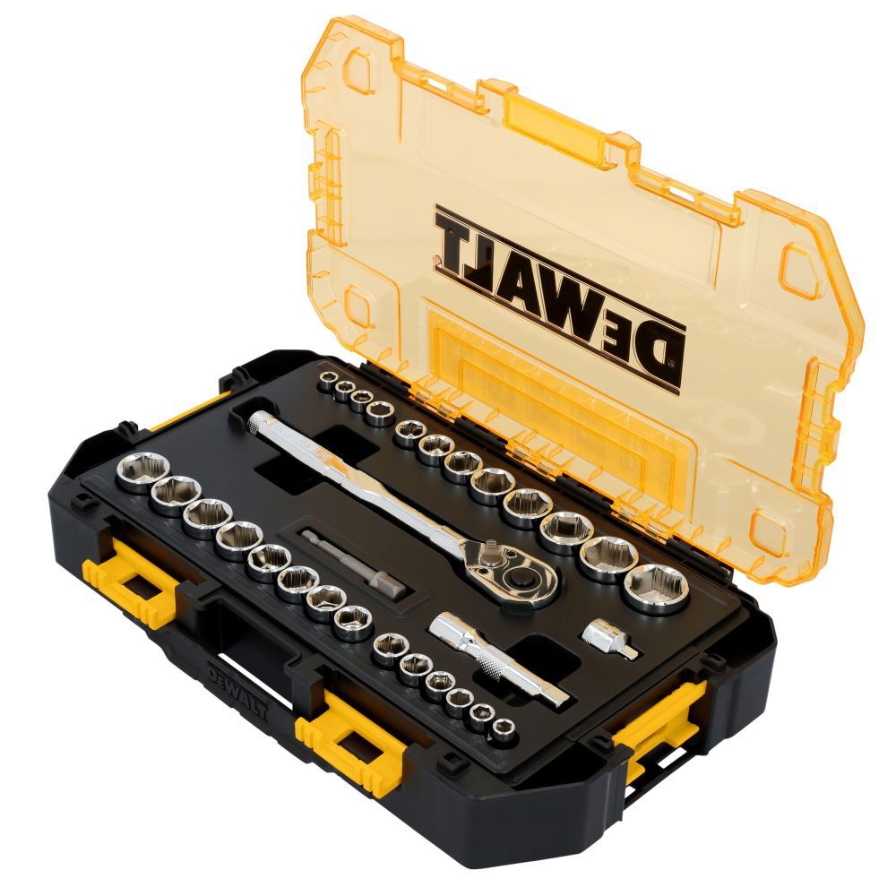DEWALT TOUGHSERIES 30 Piece TOUGH BOX 3/8 Inch Drive Mechanics Tool, large image number 4