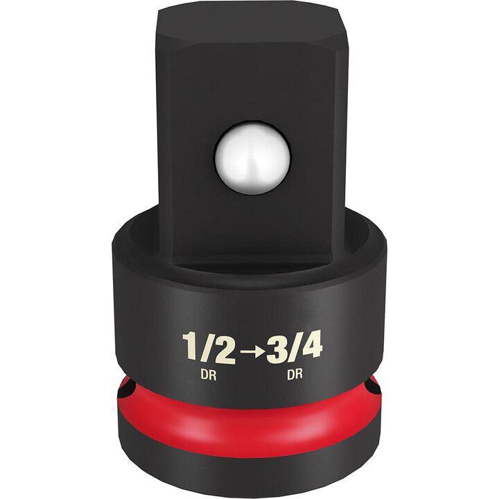 Milwaukee SHOCKWAVE Impact Duty Socket Adapter 1/2in Drive 3/4in Drive