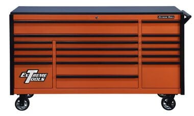 Extreme Tools DX Series 72in Deep Roller Cabinet Orange