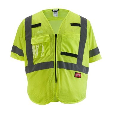 Milwaukee High Vis Safety Vest Class 3 Mesh, large image number 0