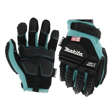 Makita Demolition Gloves Advanced ANSI 2 Impact Rated XL, large image number 0