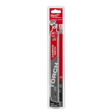Milwaukee 9 in. 7TPI THE TORCH Carbide Teeth SAWZALL Blade, large image number 13