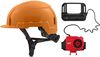 Milwaukee BOLT Orange Front Brim Helmet Class E & USB Cooling Fan Bundle, small image number 1