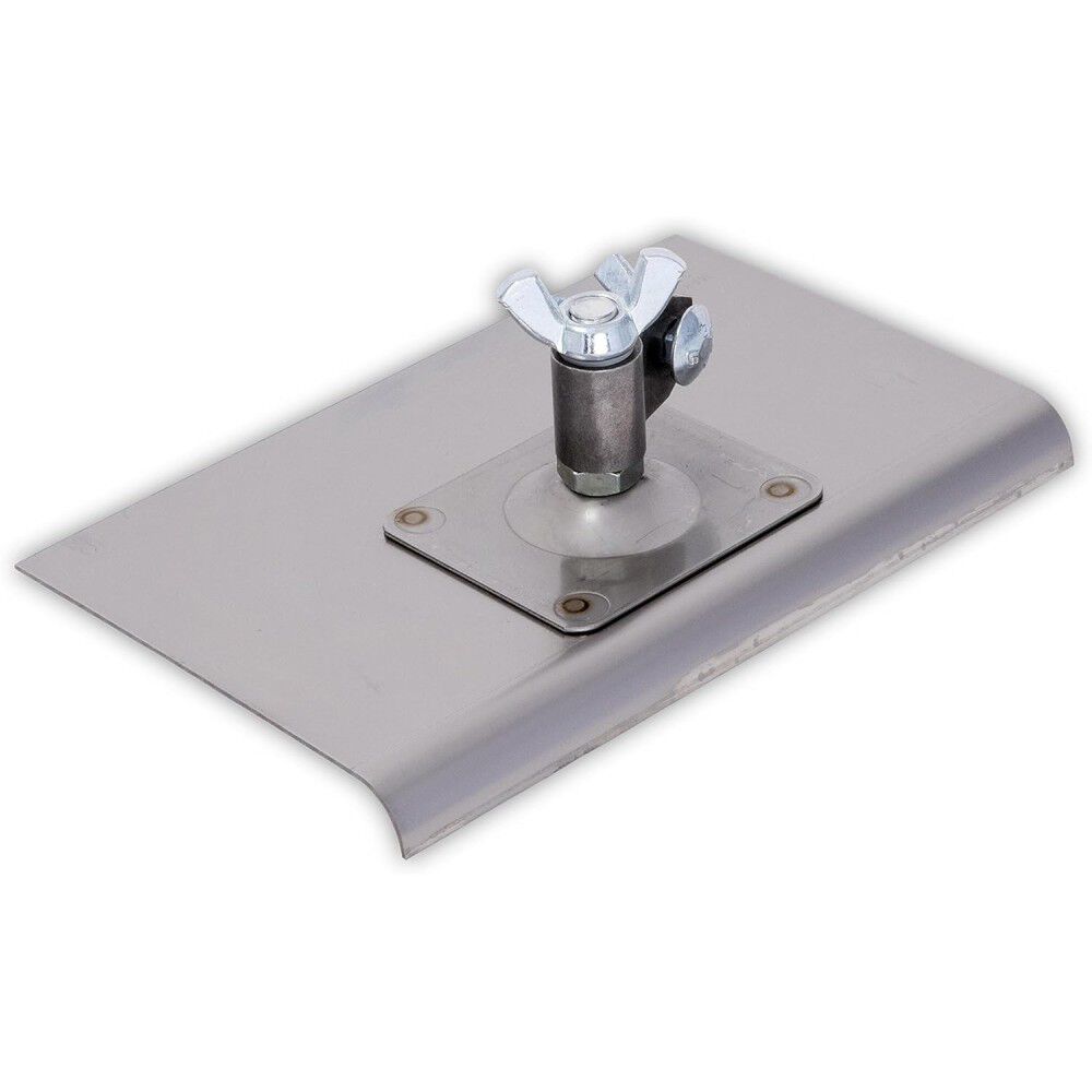 Marshalltown 9 Inch x 6 Inch Steel Blade All-Angle Swivel Bracket Walking Edger, large image number 1