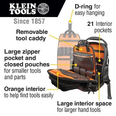 Klein Tools Tradesman Pro Tool Master Backpack, large image number 1