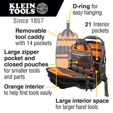 Klein Tools Tradesman Pro Tool Master Backpack, large image number 1