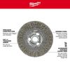 Milwaukee 4 in. Radial Crimped Wheel- Carbon Steel, small