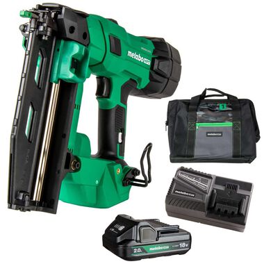 Metabo HPT 18V MultiVolt Brushless 16-Gauge Straight Finish Nailer 2 Ah Kit