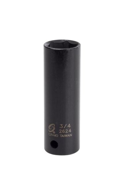 Sunex 1/2 In. Dr. 3/4 In. Extra Thin Wall Deep Impact Socket, large image number 0