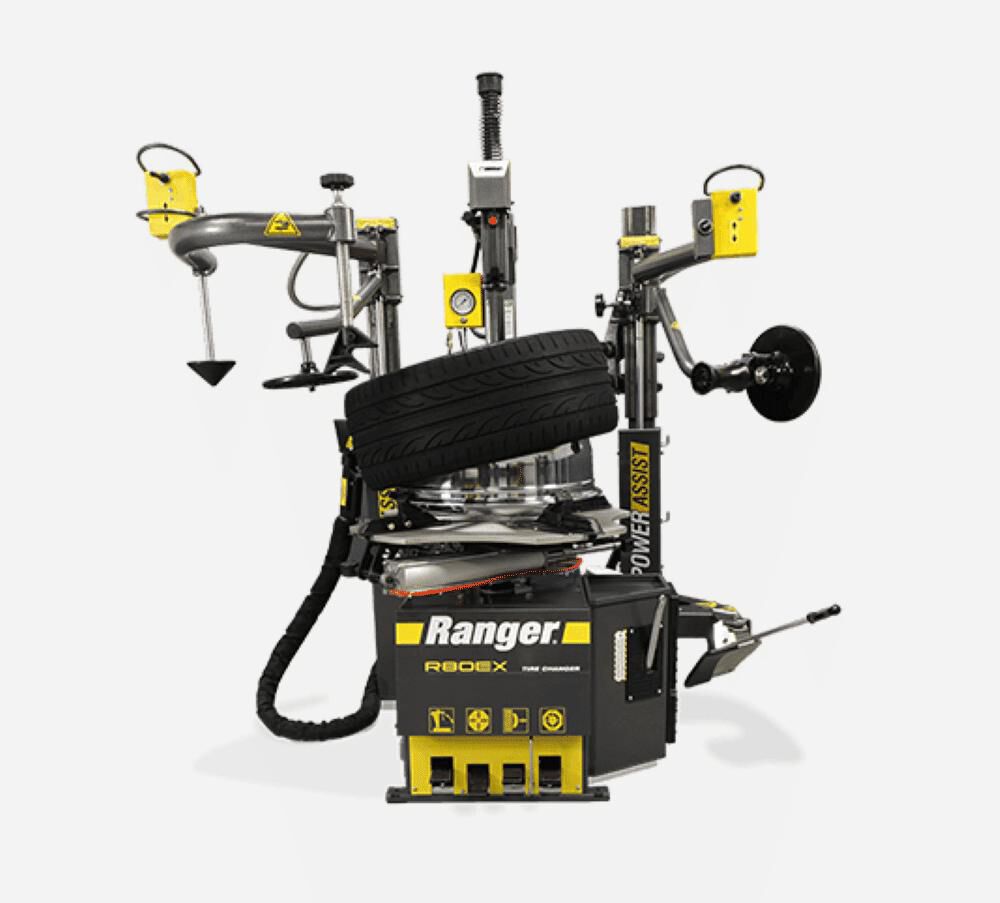 Ranger R80EX Tire Changer Tilt Back Dual Tower Assist 34in Clamping Capacity, large image number 1