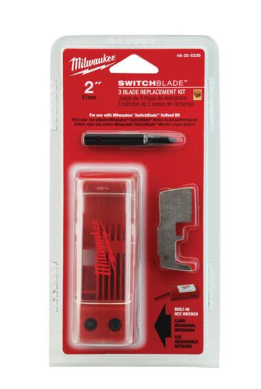 Milwaukee 2 In. Switchblade 3 Blade Replacement Kit, large image number 0