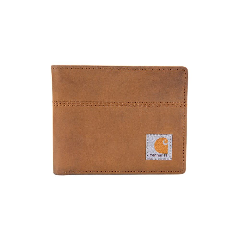 Carhartt Saddle Leather Bifold Wallet, One Size, Brown – B000020720199