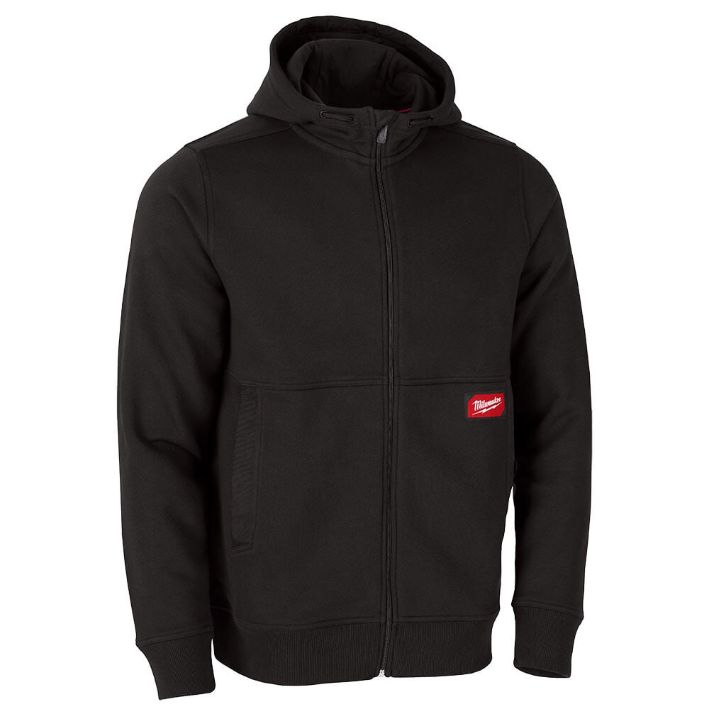 Milwaukee GRIDIRON Full-Zip Hoodie – Black 3X – M250B-3X