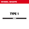 Milwaukee 4-1/2 Inch x .045 Inch x 7/8 Inch Ceramic+ Metal Cut Off Wheel Type 1, small image number 3
