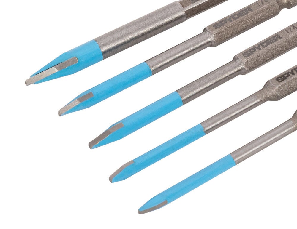 Spyder 3.5 Inch Tile & Glass Drill Bit Set, Carbide-Tipped, 5 Pieces, large image number 8