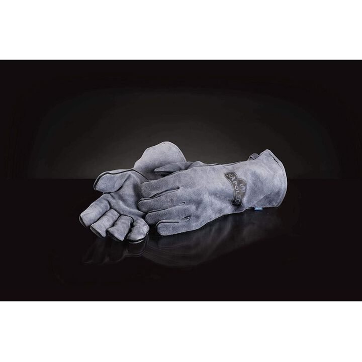 Napoleon Genuine Grey Cowhide Leather BBQ Gloves, large image number 1