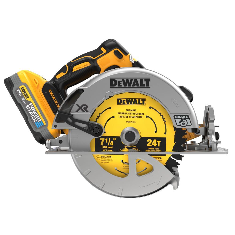 DEWALT 20V MAX XR 7 1/4in Circular Saw Kit, large image number 6