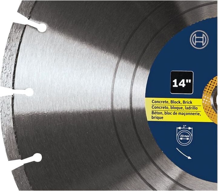 Bosch 14 Inch Premium Segmented Rim Diamond Blade for Universal Rough Cuts in General Purpose Concrete, large image number 2