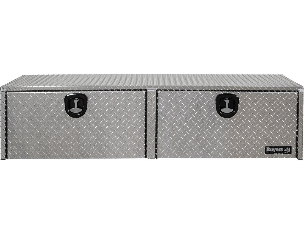 Buyers Products Company 18x16x72 Inch Diamond Tread Aluminum Topsider Truck Box, large image number 4