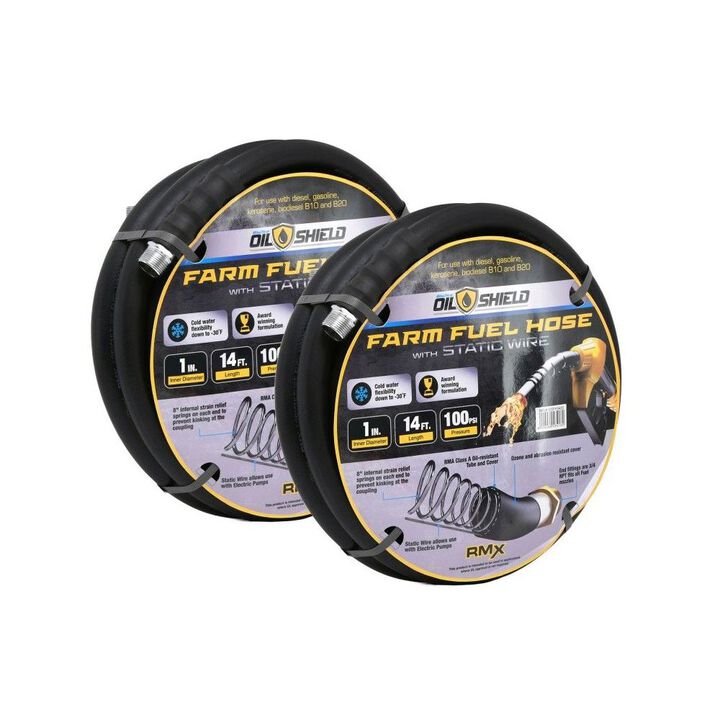 BluBird OilShield 1 Inch x 12 Ft Fuel Hose 2 Pieces, large image number 1