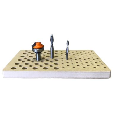 Glass Impressions Router Bit Storage Tray (Router Bits Not Included), large image number 0
