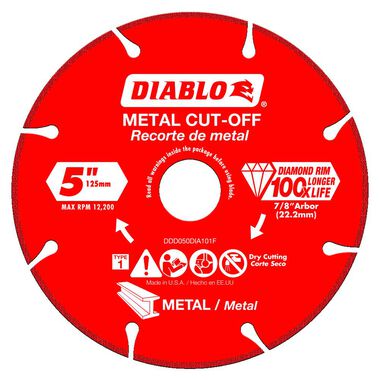 Diablo Tools 5in Diamond Metal Cut-Off Blade
