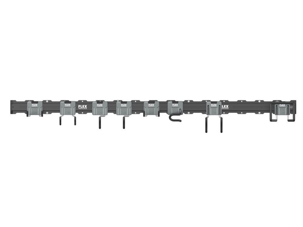FLEX TRACK LOCK All Purpose Wall Storage Set 10 Pieces, large image number 2