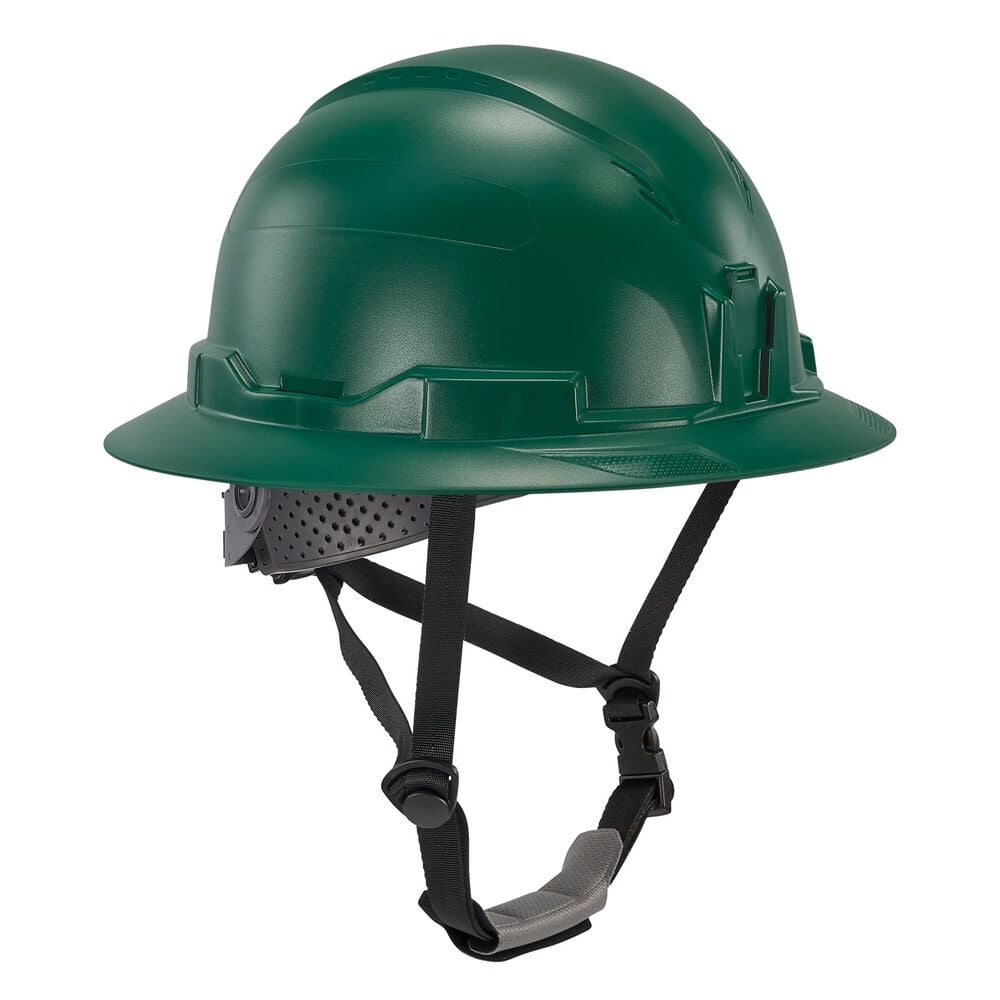 Ergodyne Skullerz 8963 Non-Vented Full Brim Hard Hat, Type 2, Class E, Green – 60545