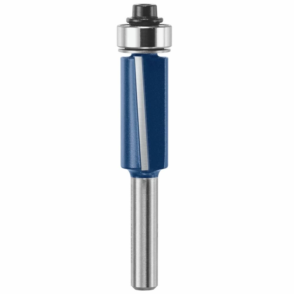 Bosch 1/2 Inch x 1 Inch Carbide Tipped 2-Flute Flush Trim Bit, large image number 1
