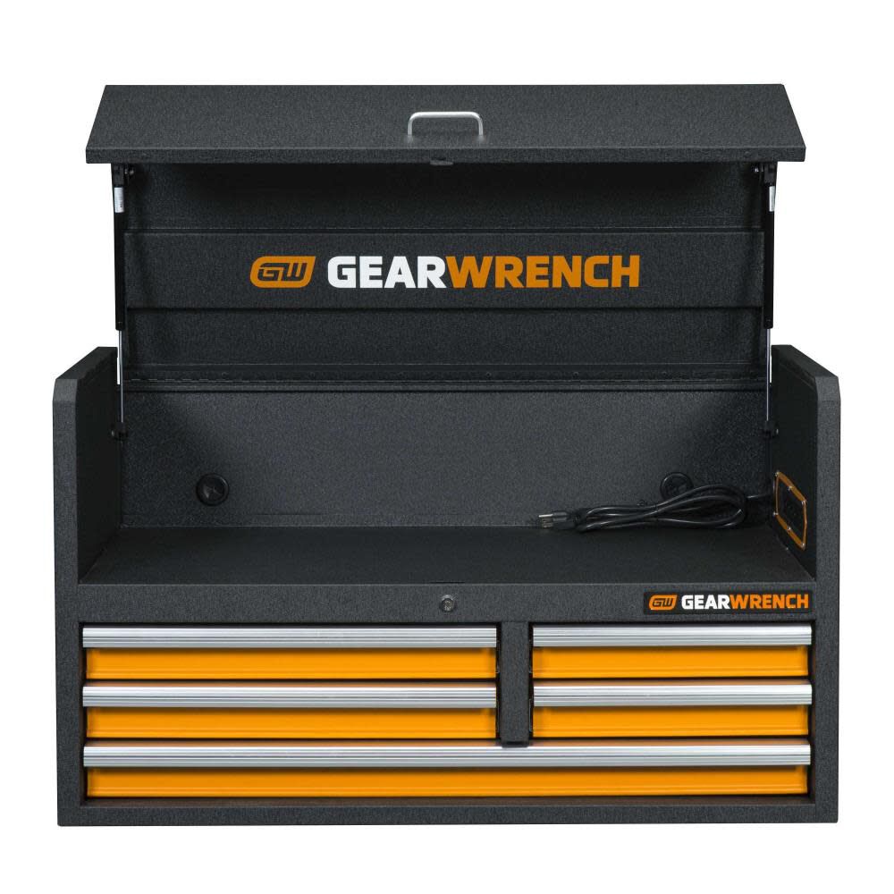 GEARWRENCH GSX Series Tool Chest 41 Inch with Rolling Tool Cabinet 41 Inch & 686pc Mechanics Hand Tool Master Set, large image number 8
