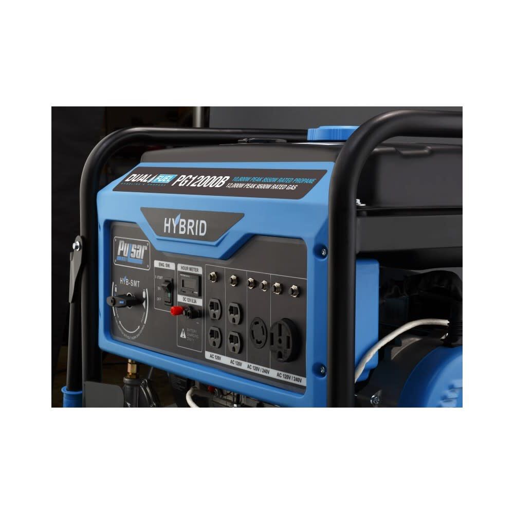 Pulsar Products 12,000 Watt Dual Fuel 50-State Portable Generator, large image number 4